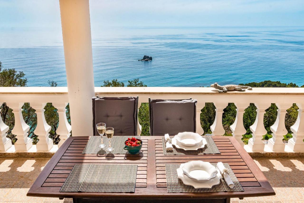 Ocean View - Luxury Villa Nefeli Kontogialos Exteriör bild