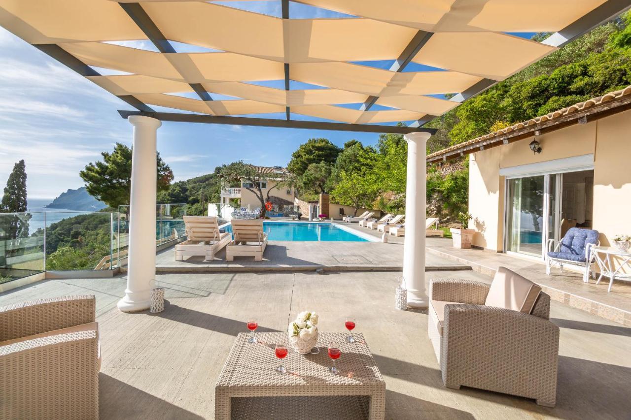 Ocean View - Luxury Villa Nefeli Kontogialos Exteriör bild